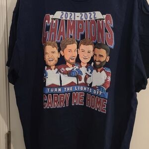 Barstool Sports Avalanche Stanley Cup Champions T-Shirt
